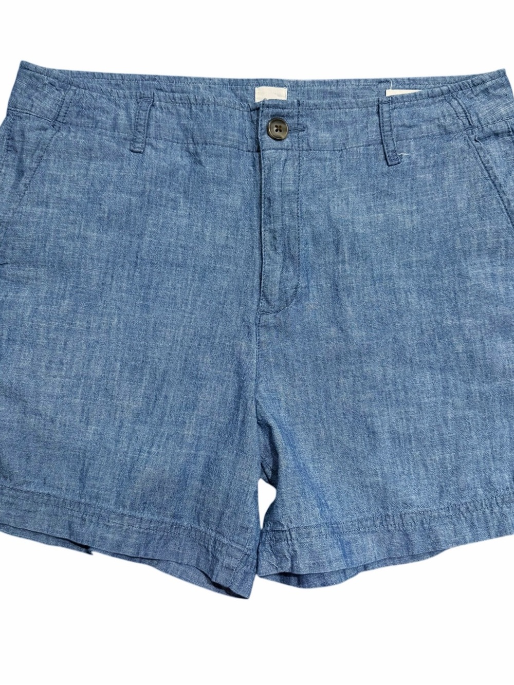 Gap Chambray Shorts Women’s Size 8 Blue Classic Preppy Summer